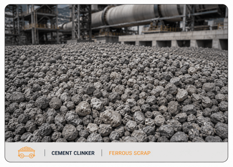 Cement Clinker - Ferrous Scrap