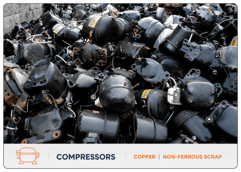 Compressors - Copper Scrap - Non-Ferrous Scrap