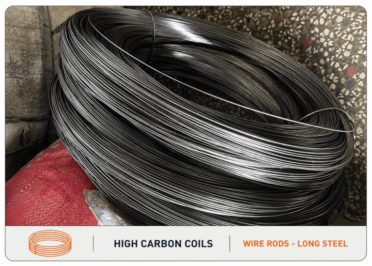 High Carbon Coils - Wire Rods Steel - Long Steel