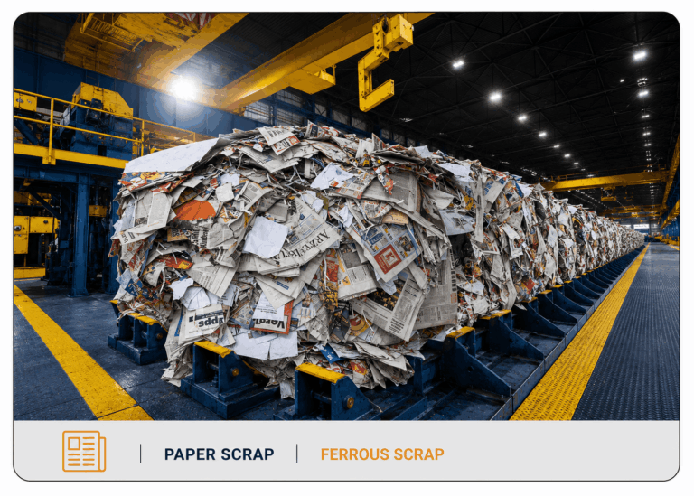 Paper Scrap - Ferrous Scrap