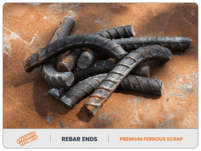 Rebar Ends - Premium Ferrous Scrap