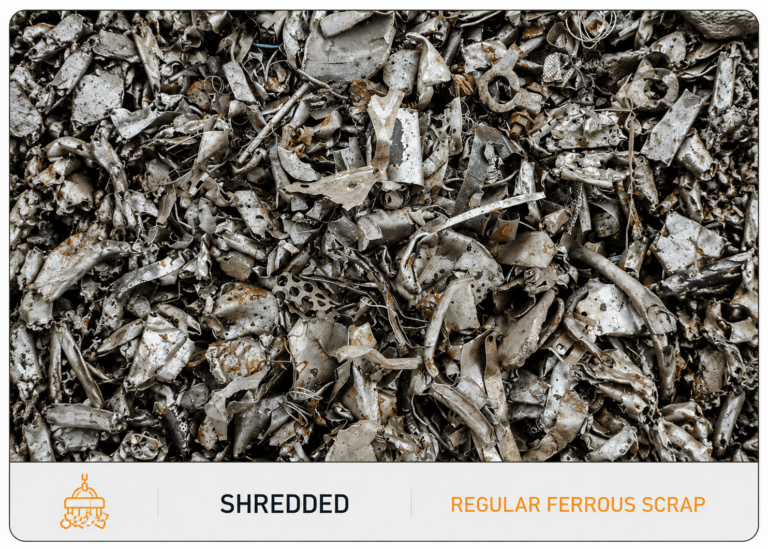 Shredded - Regular Ferrous Scrap
