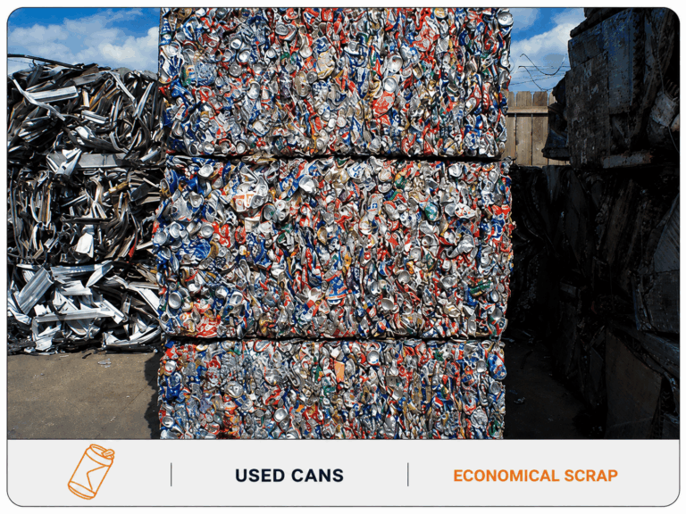 Used Cans - Economical Ferrous Scrap
