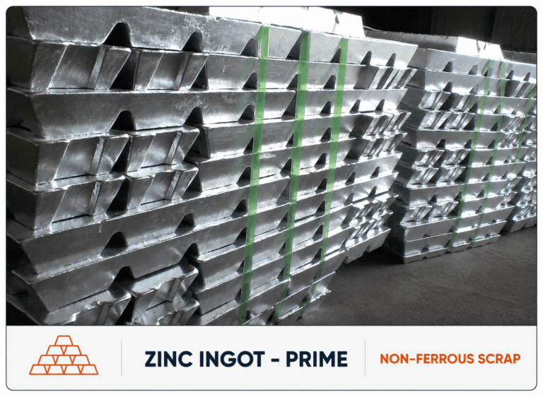 Zinc Ingot - Prime Scrap - Non-Ferrous Scrap