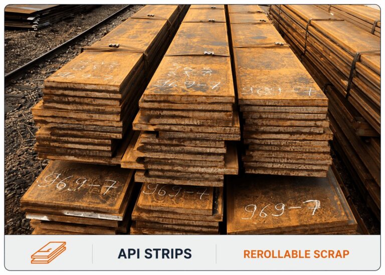 API Strips - Rerollable Ferrous Scrap