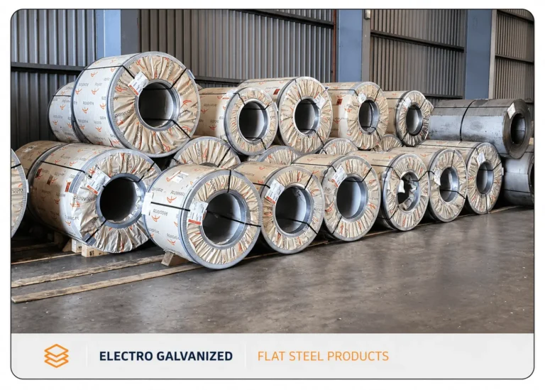 Electro Galvanized - Coated Flat Steel