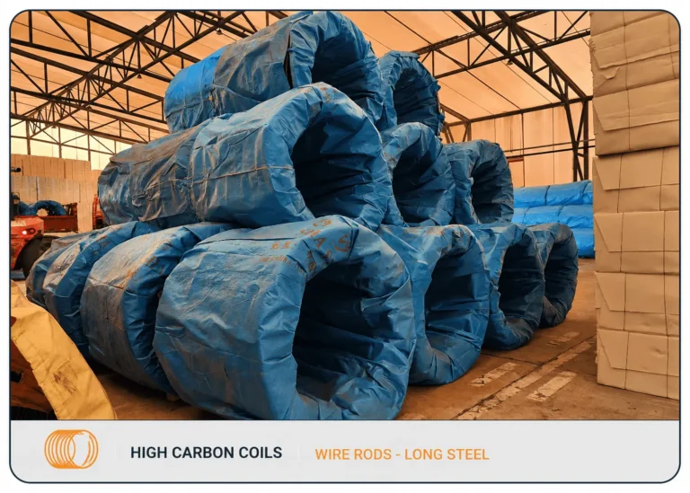 High Carbon Coils - Wire Rods Steel - Long Steel