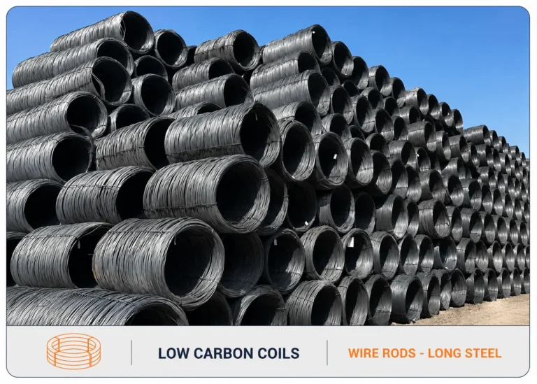 Low Carbon Coils - Wire Rods Steel - Long Steel