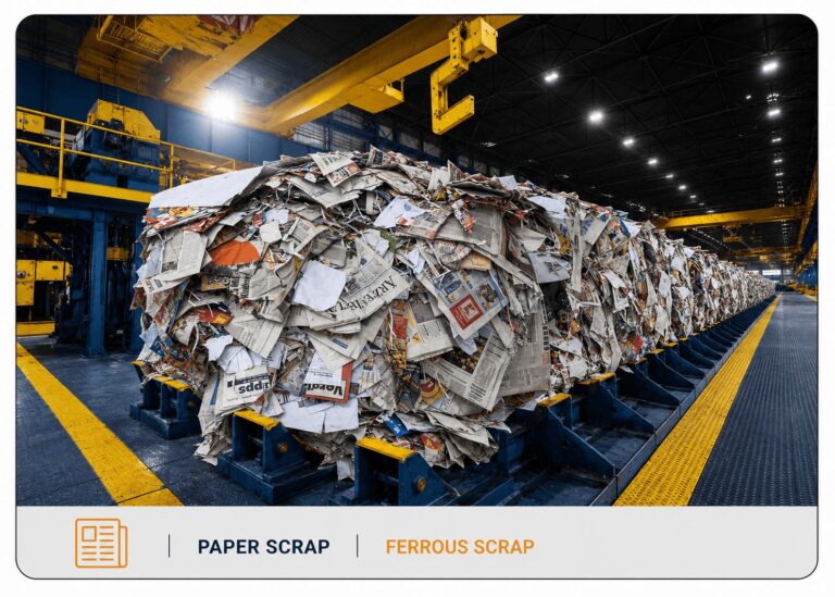 Paper Scrap - Ferrous Scrap