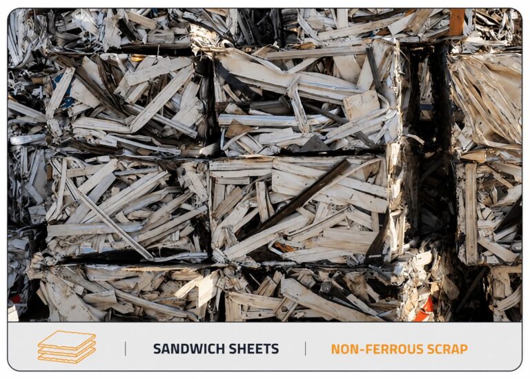Sandwich Sheets - Aluminium Scrap - Non-Ferrous Scrap