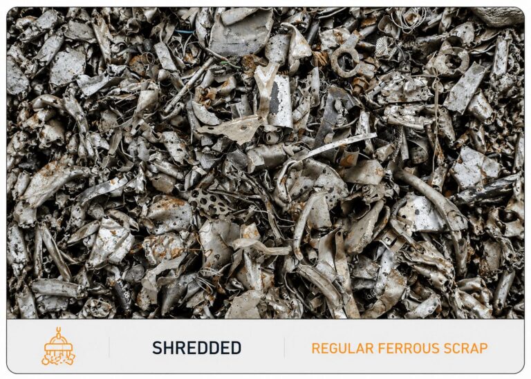 Shredded - Regular Ferrous Scrap