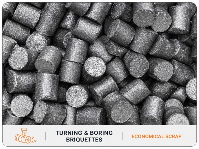 Turning & Boring Briquettes - Economical Ferrous Scrap