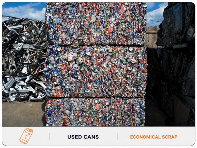 Used Cans - Economical Ferrous Scrap