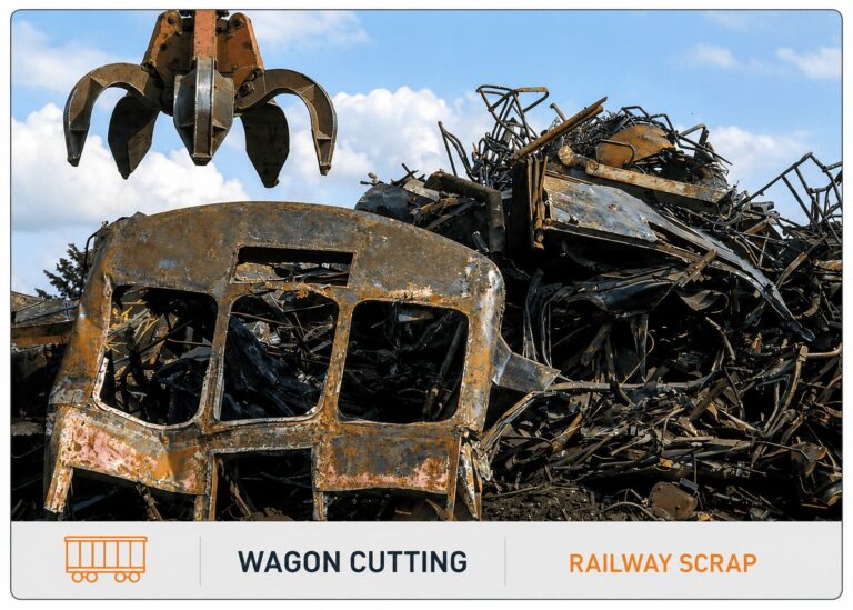 Wagon Cutting - Railway Ferrous Scrap
